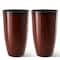Glitzhome® Oversized Gradient Faux Ceramic Tall Plastic Planters, 2ct.